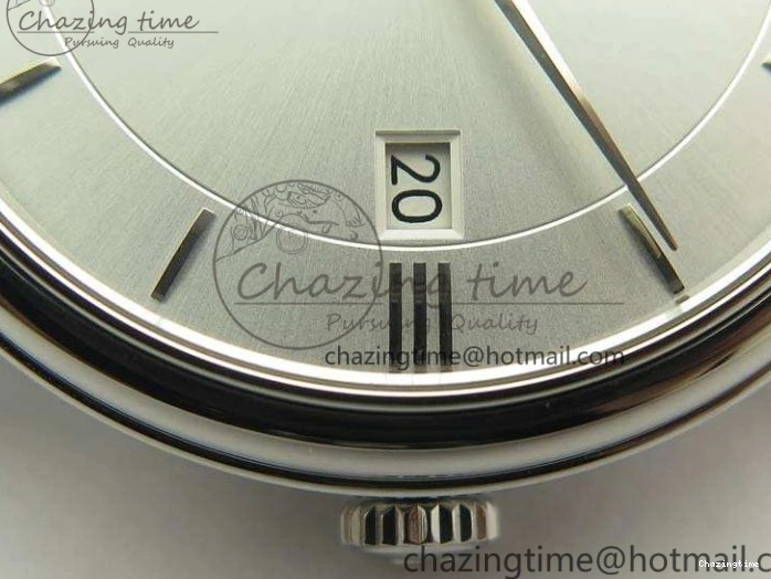 0119 FashionForward De Ville Prestige Real Power Reserve SS TW 1:1 Best Edition White Dial SS Markers On Leather Strap A 8095